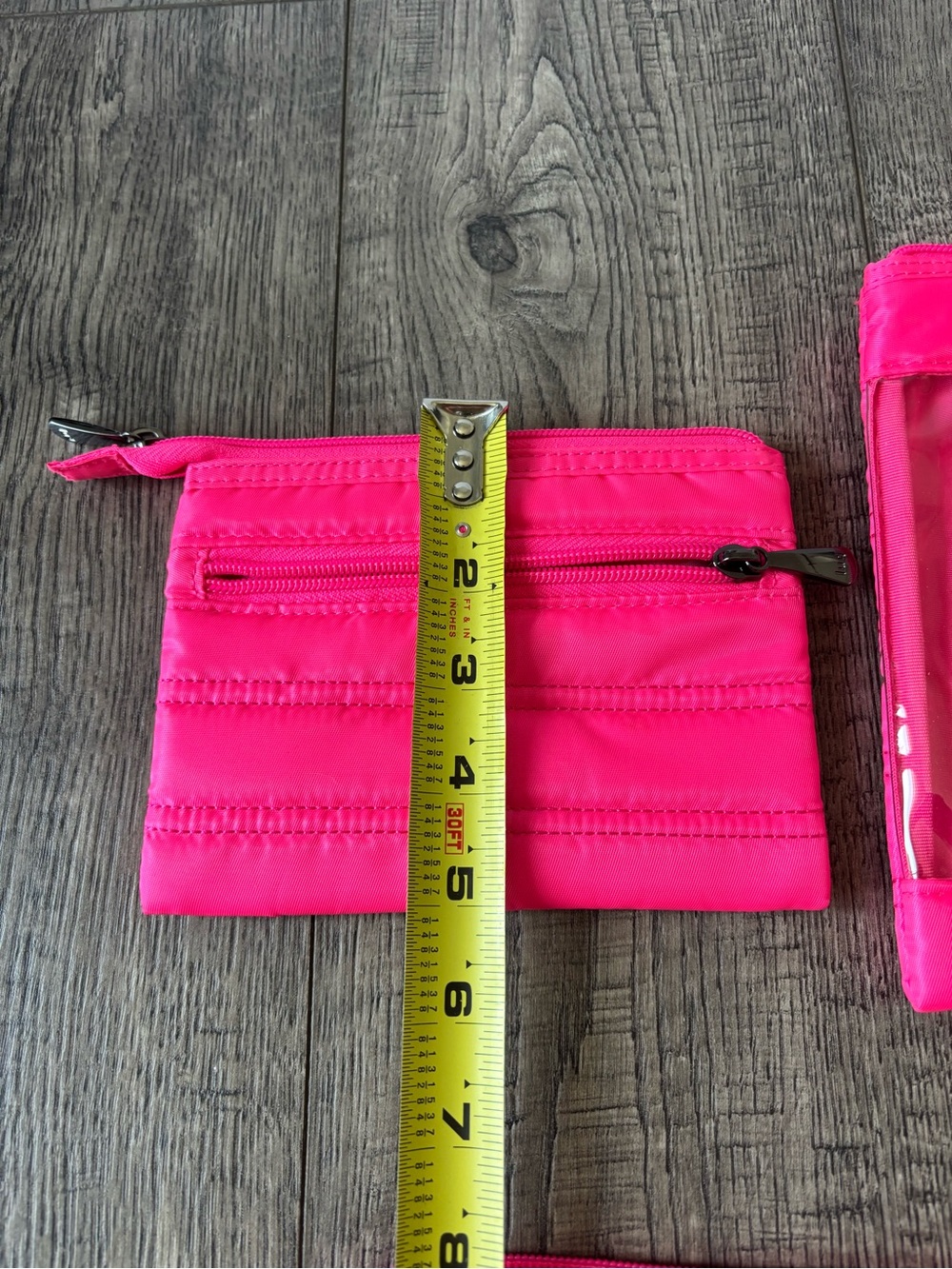Lug Transport Bright Hot Pink Zip Pouch - Picture 8 of 10